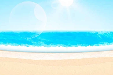 Summer Beach themed Vector Backgrounds