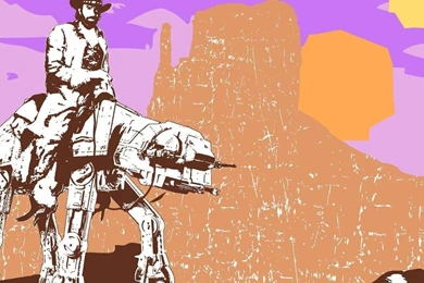 Chuck Norris Riding At at iPad 3,4 & Air Wallpapers