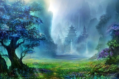 Fantasy Forest Painting Wallpapers For Desktop, PC & Mobile