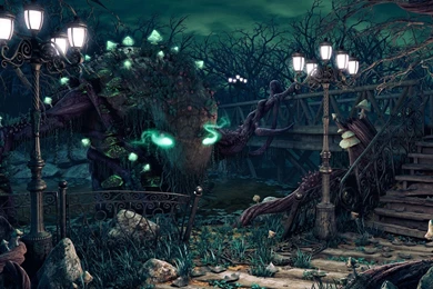 Dreamy Fantasy Forest Magic Artwork (id: 119251) – BUZZERG