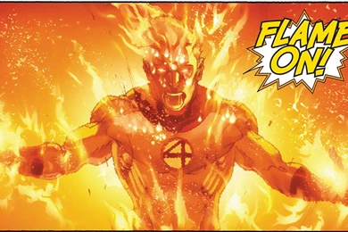 Original Human Torch Marvel Heroes 2016