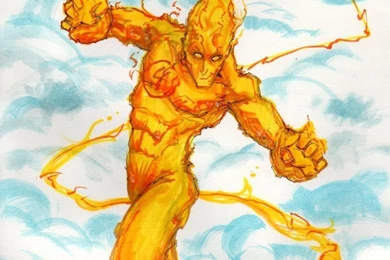Human Torch Fantastic Four By ChrisOzFulton On DeviantArt