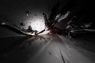 Wallpapers Black, Blast, Fragments