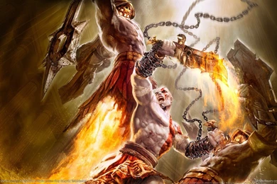 Gallery For   Wallpapers Of God Of War Chains Of Olympus