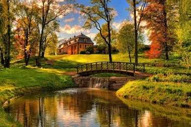 AUTUMN LANDSCAPE WALLPAPER   (