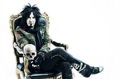 Download Wallpapers 2560x1024 Nikki Sixx, Armchair, Image, Haircut ...