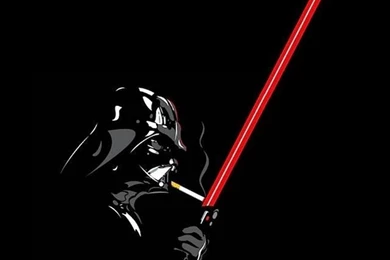 Dark Vader Lighting A Cigarette iPhone 5 Wallpapers (640x1136)