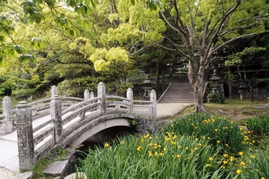 Gardens Wallpaper: Hagi Castle Garden Western Honshu 26283 ...