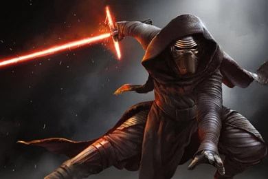Full HD Wallpapers Kylo Ren Cloack Art Star Wars Episode 7, Desktop ...