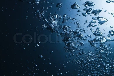 Air Bubbles In Water Stylish Backgrounds