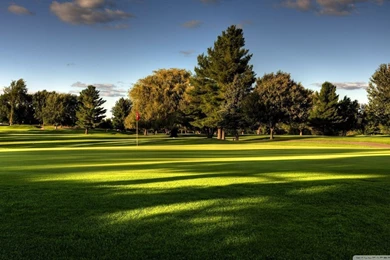 Beautiful Golf Course HD Desktop Wallpapers : Widescreen ...