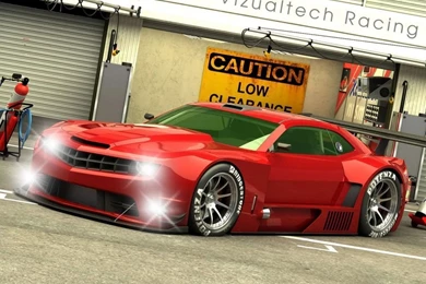 3D Chevrolet Camaro Race Car Wallpapers   Carlogos.org