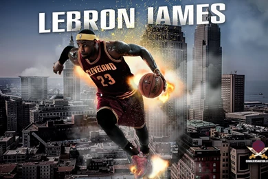 LeBron James "Exploding" Wallpapers