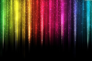 Download Colorful Spectrum Rain Blackbg Rainbow Colors Lines ...