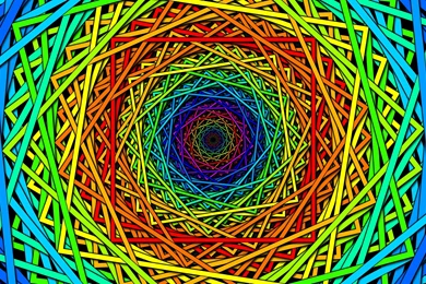 Download Wallpapers 3840x2160 Netting, Mesh, Colored, Rainbow ...