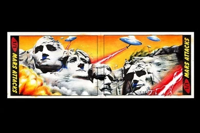 Topps Mars Attacks 2 Card Puzzle By AstroVisionary On DeviantArt