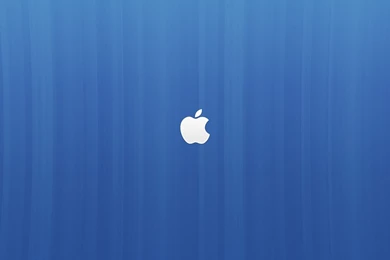 Download 1280x1024 Apple Logo On A Blue Backgrounds Wallpapers