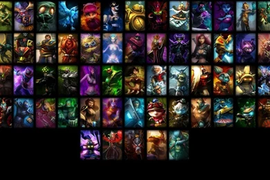 Lol Champions In Squares   League Of Legends Desktop Backgrounds ...