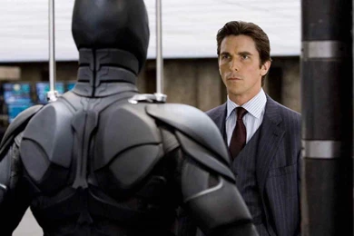 Download Bruce Wayne Looking At Batman Costume Wallpapers For ...