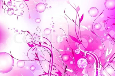 Fashion Diamond Floral Abstract Glamorous Backgrounds With Bubbles ...