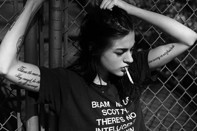 Black & White Tattooed Girl Wallpapers