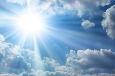 Gallery For   Blue Sky Sun Wallpapers