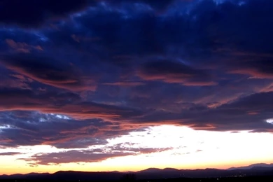 Sky Nature Blue Sun Sunset Orange Clouds Sunrise Colors Wallpapers ...