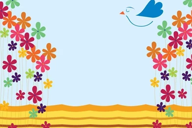Flowers And Bird Backgrounds   Desktop Wallpapers