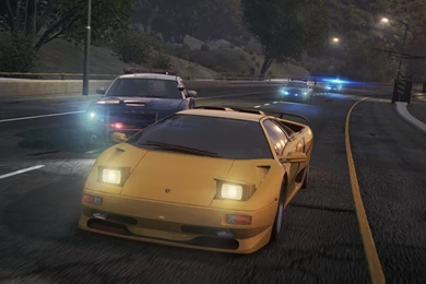 Lamborghini Diablo SV In Pursuit By AcerSense On DeviantArt