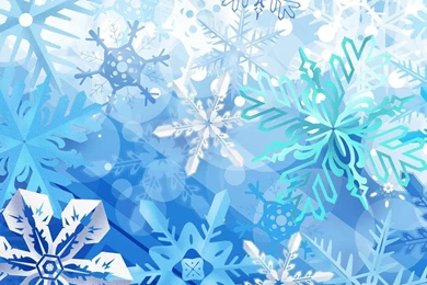Blue Snowflake Christmas Wallpapers