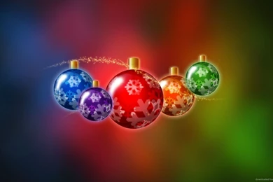 Download 1600x900 Christmas Balls Wallpapers