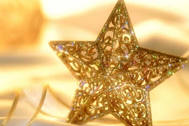Christmas Golden Star Deco   (