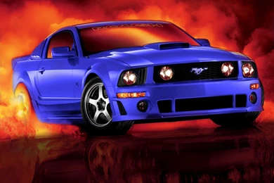 Blue Roush Wallpapers   The Mustang Source   Ford Mustang Forums