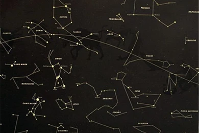 1 Piece Vintage Glow In The Dark Sky Luckies Star Map Poster ...