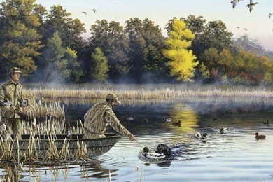 Gallery For   Hunting Murals Wallpapers