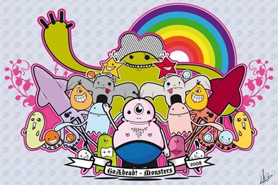 GoAhead!Monsters Wallpapers Version