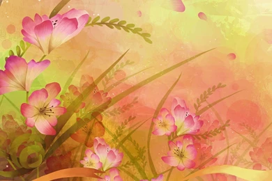 Gallery For   Free Abstract Floral Wallpapers