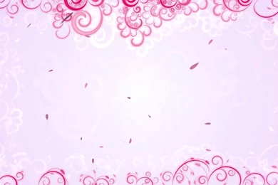 4K White & Pink Floral & Leaves Frame Backgrounds UHD Animation ...