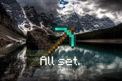 Wallpapers Minecraft House Hd 1366x768