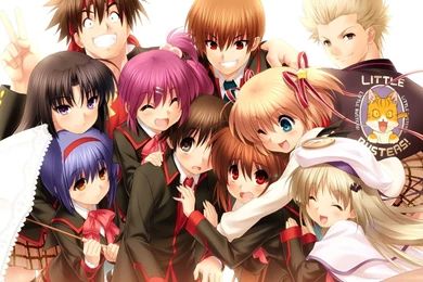 Little Busters! Inohara Masato Kamikita Komari Kurugaya Yuiko ...