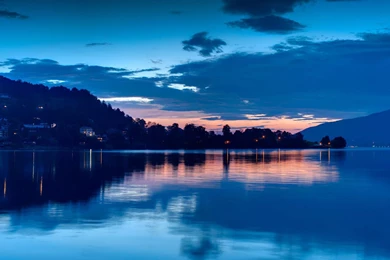 Coastline At Night Hd Desktop Wallpapers Picture 1680x1050 ...