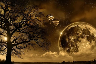 Fantasy Moon Desktop Hd Wallpapers 1680x1050 Widescreen Hd ...
