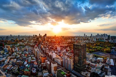 View From The Google Offices In Downtown Tokyo HD Desktop ...