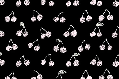 Crayon Drawing Cherry / Free Wallpapers, Backgrounds