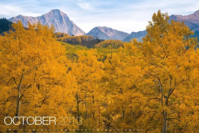 October 2013 Desktop Wallpapers   Capitol Peak Autumn