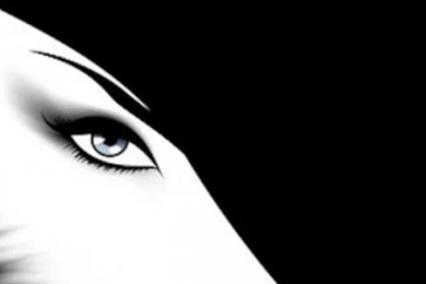 Black White Red Lips Wallpapers