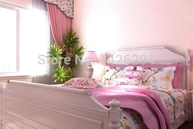 Great Wall Blue Pink Green High End Wallpapers For Baby Room ...