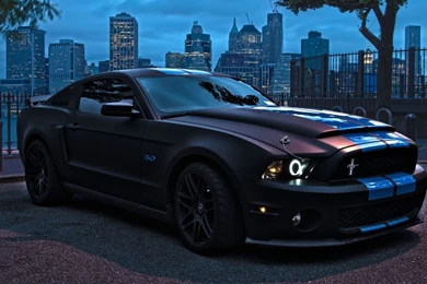 Matte Black Mustang HD Wallpapers