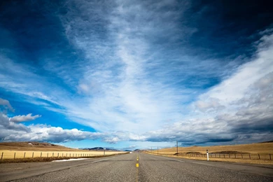 Road Night Sky Wallpapers