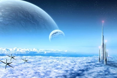 Futuristic Skies Wallpapers